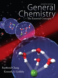 General Chemistry: The Essential Concepts 7th Edition by Kenneth A. Goldsby, Raymond Chang