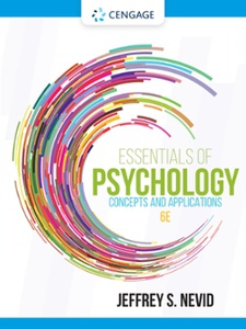 Essentials of Psychology: Concepts and Applications 6th Edition by Jeffrey S. Nevid