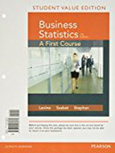 Business Statistics: A First Course - 9780134196367 - Exercise 7b | Quizlet