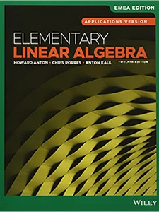 Elementary Linear Algebra, Applications Version - 12th Edition ...