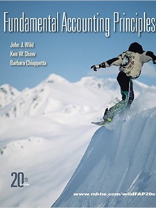 Fundamental Accounting Principles - 20th Edition - Solutions And ...