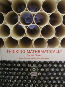 Thinking Mathematically 4th Edition by Robert F. Blitzer