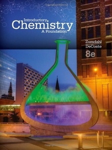 Introductory Chemistry: A Foundation 8th Edition by Donald J. DeCoste, Steven S. Zumdahl