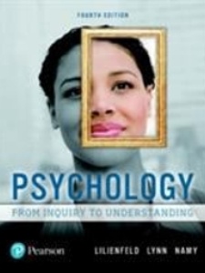 Psychology 4th Edition by Laura Namy, Scott Lilienfeld, Steven Lynn