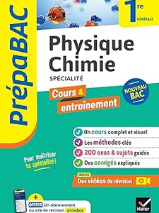 Prépabac Physique Chimie Specialite 1re - 9782401094796 - Exercise 1a ...