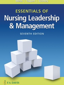 essentials of nursing leadership and management case study answers