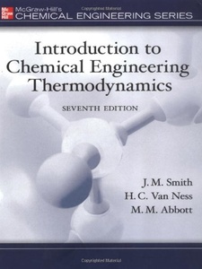 Introduction to Chemical Engineering Thermodynamics 7th Edition by Hendrick Van Ness, J.M. Smith, Michael Abbott