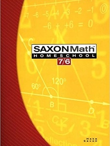 Saxon Math 7/6: Homeschool Edition Student Text 4th Edition by Saxon