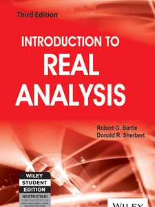 Introduction to Real Analysis 3rd Edition by Donald R. Sherbert, Robert G. Bartle