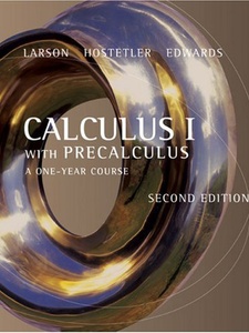 Calculus I with Precalculus: A One Year Course - 2nd Edition ...