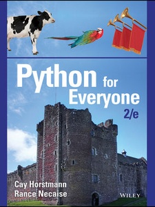 Python for Everyone 2nd Edition by Cay S. Horstmann, Rance D. Necaise