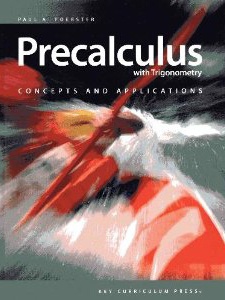 Precalculus with Trigonometry: Concepts and Applications 2nd Edition by Foerster