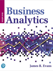 Business Analytics 3rd Edition by James R Evans