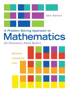 A Problem Solving Approach to Mathematics for Elementary School ...