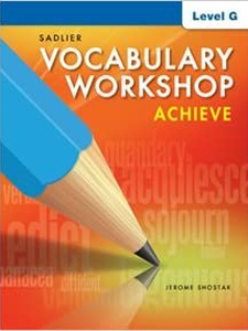 Vocabulary Workshop Achieve Level G - 1st Edition - Solutions And ...