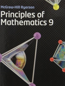 Principles of Mathematics 9 1st Edition by Brian McCudden, Chris Dearling, Fred Ferneyhough, Wayne Erdman