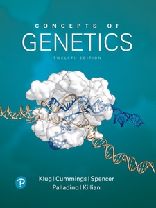 Concepts of Genetics - 12th Edition - Solutions and Answers | Quizlet