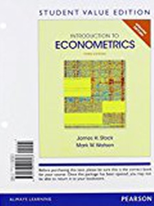 Introduction to Econometrics, Updated Edition - 3rd Edition - Solutions ...