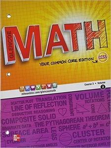 Glencoe MATH Course 3, Volume 2 1st Edition by McGraw-Hill
