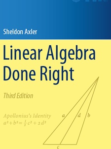 Linear Algebra Done Right - 3rd Edition - Solutions And Answers | Quizlet