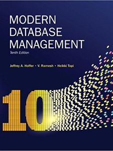 Modern Database Management - 10th Edition - Solutions and Answers | Quizlet