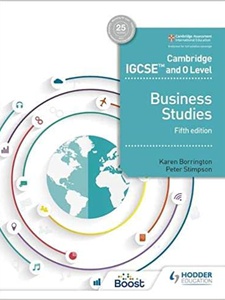 Cambridge IGCSE and O Level Business Studies 5th Edition by Karen Borrington, Peter Stimpson