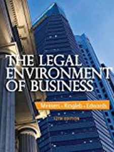 Free Solutions for The Legal Environment of Business | Quizlet