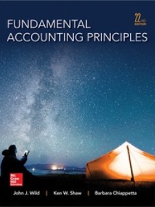 Fundamental Accounting Principles 22nd Edition by Barbara Chiappetta, John J. Wild, Ken W. Shaw