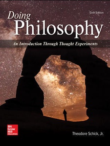 doing philosophy an introduction through thought experiments 6th edition