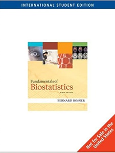 Fundamentals Of Biostatistics, International Edition - 6th Edition ...