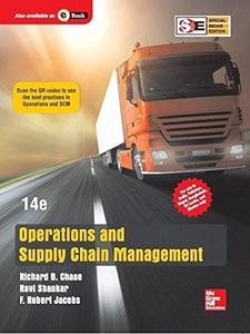 Operations and Supply Chain Management 14th Edition by F Jacobs, Ravi Shankar, Richard Chase