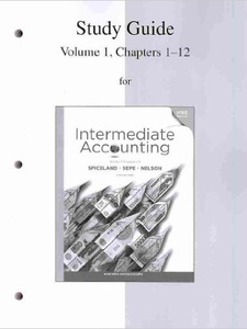 Intermediate Accounting, Volume 1 - 6th Edition - Solutions And Answers ...