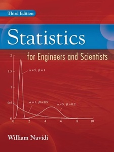 Statistics for Engineers and Scientists 3rd Edition by William Navidi