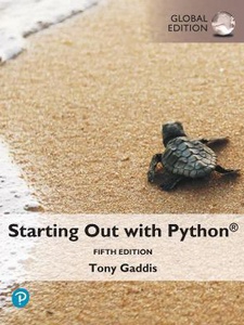 Starting Out With Python, Global Edition - Exercise 1, Ch 10, Pg 600 ...