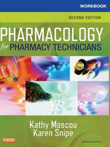 Pharmacology for Pharmacy Technicians, Workbook - 2nd Edition ...