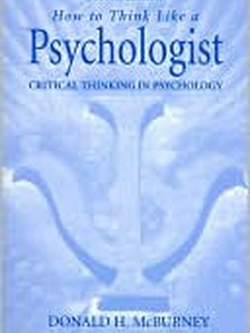 psychology critical thinking quizlet