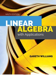 Linear Algebra with Applications 9th Edition by Gareth Williams