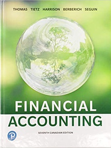 Financial Accounting, Canadian Edition - 7th Edition - Solutions and ...