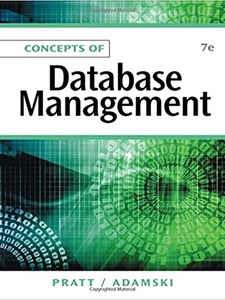 Concepts Of Database Management - 7th Edition - Solutions And Answers ...