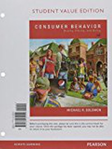 Consumer Behavior: Buying, Having, and Being 12th Edition by Michael R Solomon