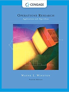 Operations Research 4th Edition by Wayne L Winston