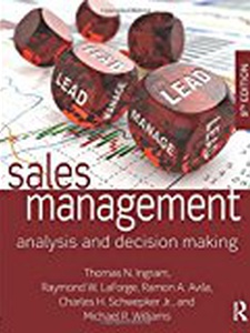 Sales Management 9th Edition by Charles Schwepker, Michael Williams, Raymond LaForge