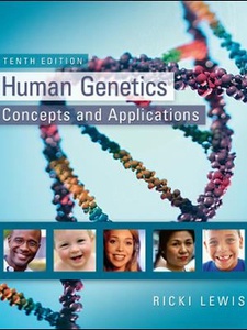 Human Genetics: Concepts and Applications - 10th Edition - Solutions ...