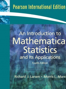 An Introduction To Mathematical Statistics And Its Applications ...