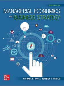 Managerial Economics and Business Strategy - Exercise 3a, Ch 8, Pg 267 ...