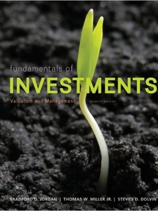 Free Solutions For Fundamentals Of Investments | Quizlet