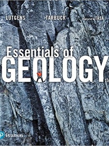 Essentials of Geology 13th Edition by Dennis G. Tasa, Edward J. Tarbuck, Frederick K. Lutgens