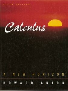 Calculus: A New Horizon 6th Edition by Anton
