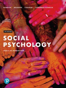 Social Psychology: Goals in Interaction - 7th Edition - Solutions and ...