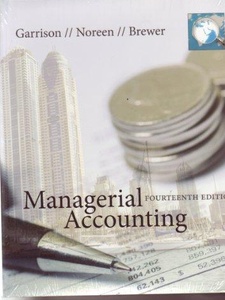 Managerial Accounting - 9780077551544 - Exercise 10 | Quizlet